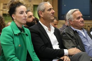 עידית סילמן וראש עיריית חדרה, צילום: דוברות עיריית חדרה