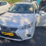 הרכב בו נהג החשוד. צילום: דוברות המשטרה