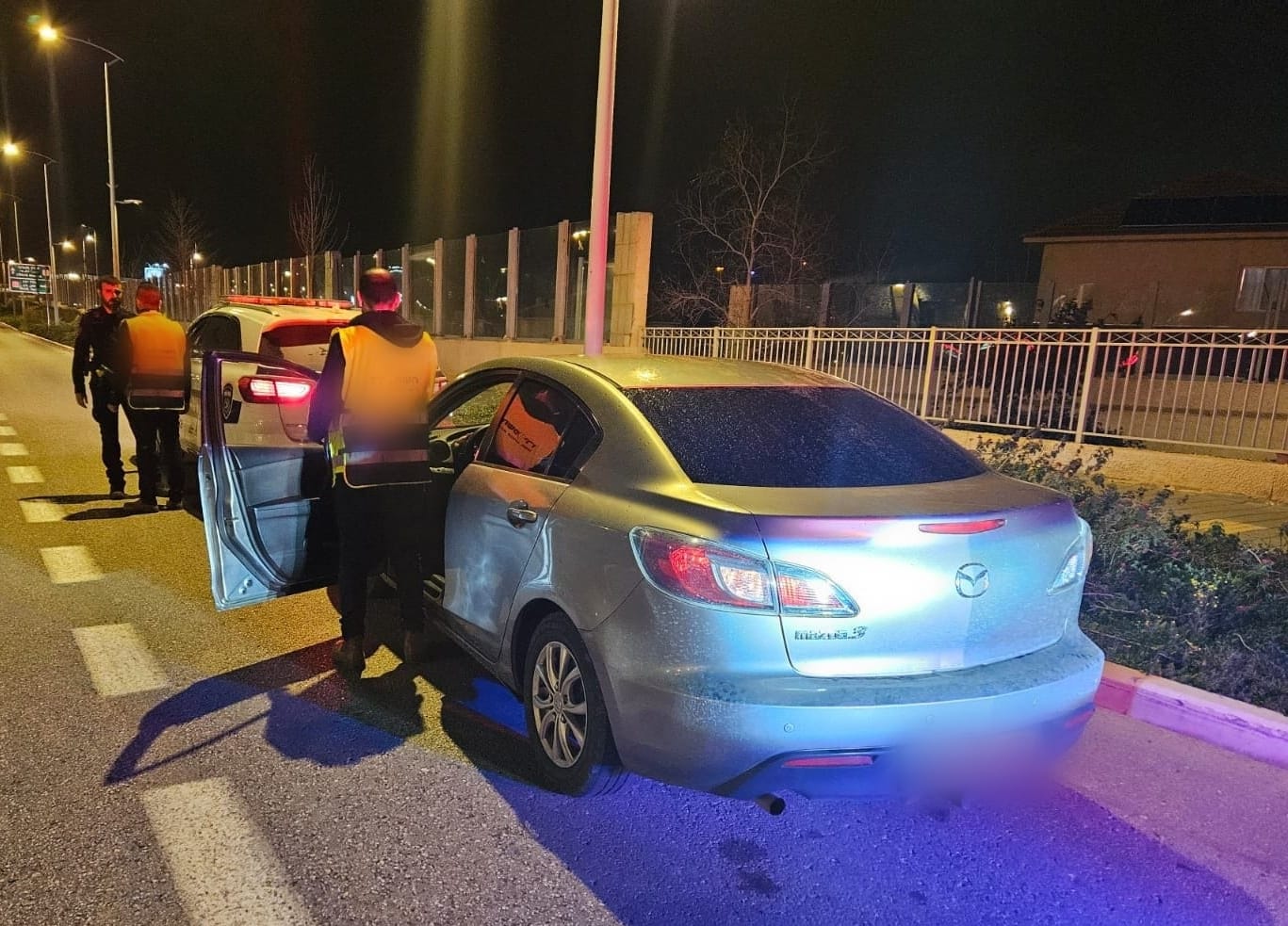בתמונה הרכב שנתפס. קרדיט: דוברות המשטרה.