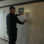 תמונות הדבקות הצווים, צילום: דוברות המשטרה.