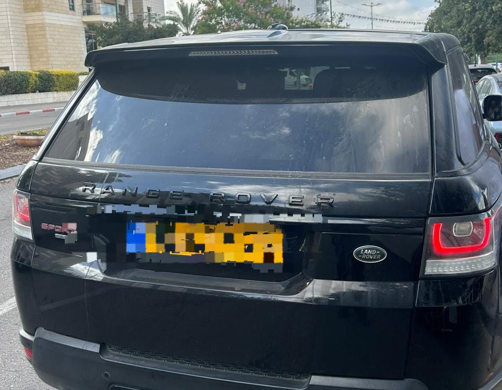 הרכב הושבת ל-30 יום. צלום: דוברות המשטרה