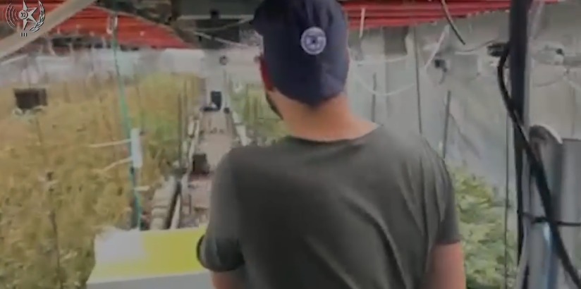 חשיפת המעבדה. צילום: דוברות המשטרה.